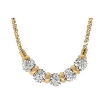 Řetízek Doria Náhrdelník z oceli zlatý I105