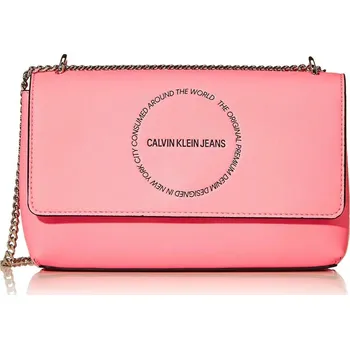 Kabelka Calvin Klein dámská kabelka Sculpted Convertible Ew Flap - řůžová