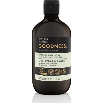 Koupelová kosmetika Baylis & Harding Goodness - Oud, Cedr & Ambra Pěna do koupele, 500 ml