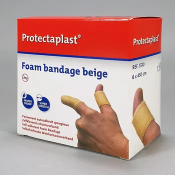 Náplast Elastická náplast bez lepidla 6 x 450 cm - barva tělová