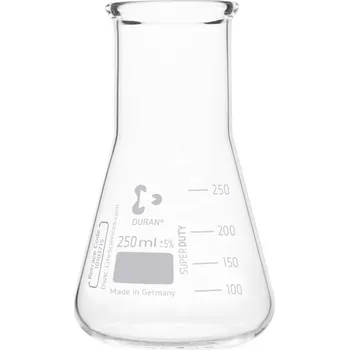 Baňka kuželová dle Erlenmeyera širokohrdlá, silnostěnná, DURAN, Objem [ml]: 100