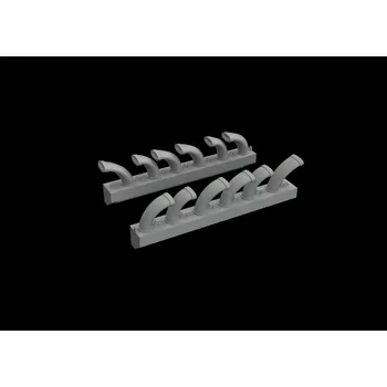 Plastikový model BRASSIN 1/72 Fw 190D exhaust stacks PRINT (IBG)