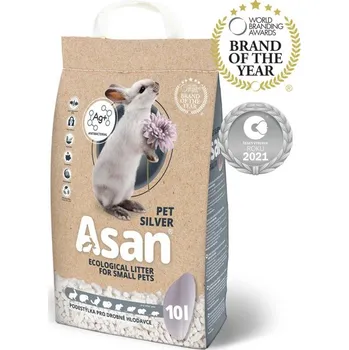 Podestýlka pro hlodavce ASAN Pet Silver hlodavce a králíčky 10l