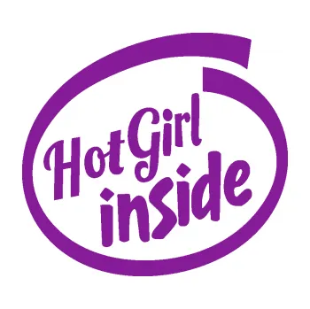 Polep vozidla SAMOLEPKA Hot girl inside (14 - fialová) NA AUTO, NÁLEPKA, FÓLIE, POLEP, TUNING, VLASTNÍ TEXT, TISK, AUTOSAMOLEPKY.cz, POLEPY, OBRÁZEK, LOGO, SAMOLEPKY