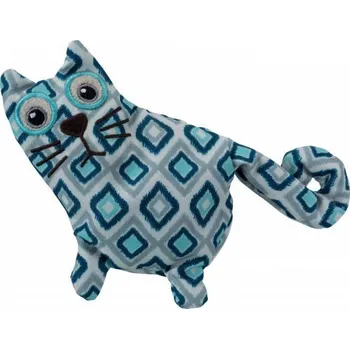 Hračka pro psa Hračka kočka, plyš 15 cm, plněná pohankou