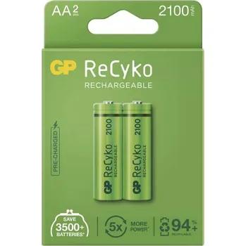 Článková baterie Baterie nabíjecí R-6 1,2V 2100mAh GP B2121 HR6 (AA) ReCyko+ 1ks