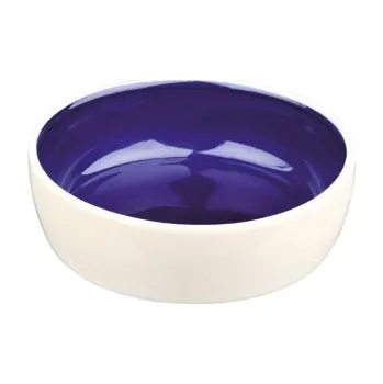 Keramická miska s modrou glazurou