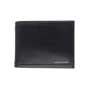 Peněženka Pánská kožená peněženka černá LOREN U291