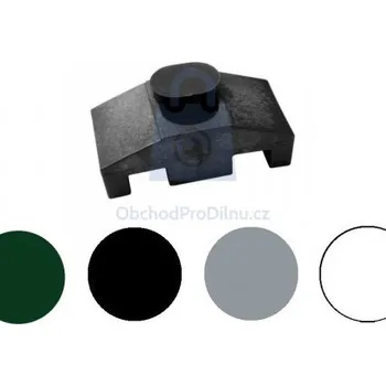 Příslušenství pro plot Příchytka k plotovým dílcům PILOFOR SUPER, různé barvy zelená, balení 1 ks