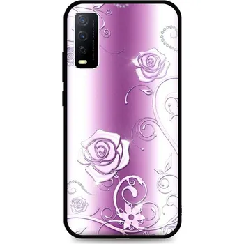 Pouzdro na mobilní telefon Kryt Vivo Y11s silikon Abstract Roses (obal neboli pouzdro na Vivo Y11s)