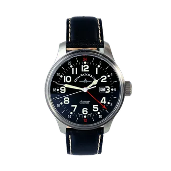 Hodinky ZENO-WATCH BASEL 8563-a1 Pilot Oversized GMT
