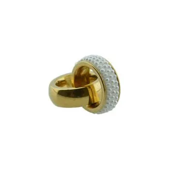 Přívěsek Doria Přívěsek zlatý z oceli s perličkami F232