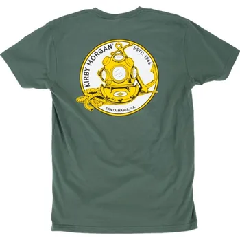 Pánské tričko Tričko Diving in the past Kirby Morgan, Kirby Morgan L khaki