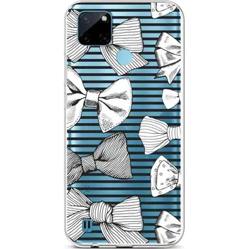 Pouzdro na mobilní telefon Kryt Realme C21Y silikon Mašličky (obal neboli pouzdro na Realme C21Y)
