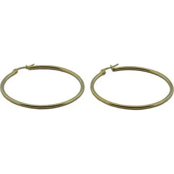 Náušnice Doria Náušnice kruhy zlaté z chirurgické oceli B379