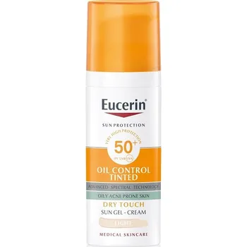 Přípravek na opalování Eucerin Sun Oil Control Tinted světlý SPF50+ 50ml