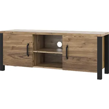 Televizní stolek Tv Stolek Olin 41 appenzeller fichte/černá