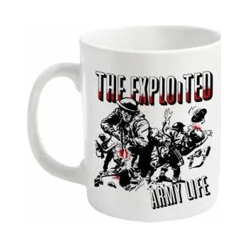 Merch The Exploited: Hrnek Army Life (white) 2022