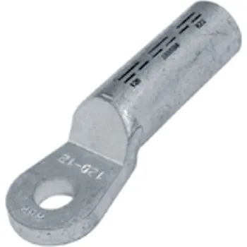 Šroub AL-F 95-M10 Oko Al plné dle DIN s vazelínou, průřez 95mm2 / M10