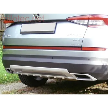 Koncovka výfuku Koncovky výfuku Dummy XLŠkoda Kodiaq 2 ks 20x10 cm