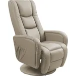 Relaxační křeslo PULSAR s masážní funkcí cappuccino