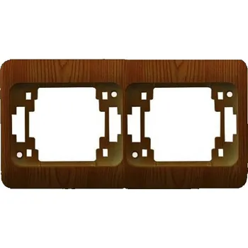 Elektrická zásuvka SEZ-CZ L2H/TD dvojrámeček horizontální