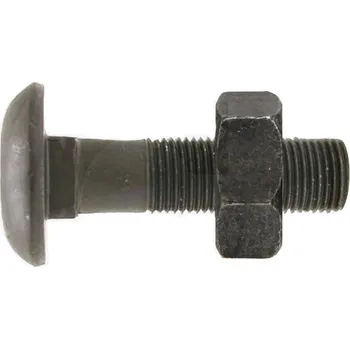 Šroub Pluhový vratový šroub s maticí M16 x 1,5 x 70 mm 8.8