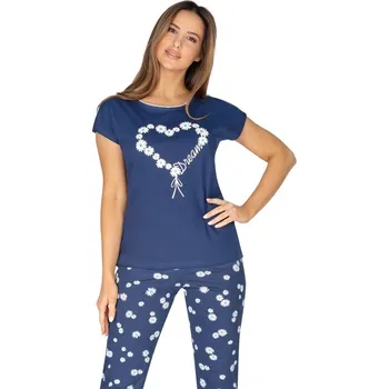 Dámské pyžamo Regina dámské pyžamo 984 s krátkým rukávem