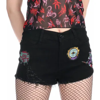 Dámské kraťasy kraťasy dámské KILLSTAR - Oracle Denim - Black - M