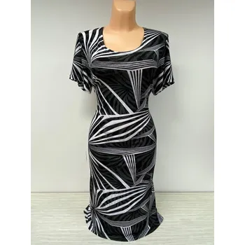 Dámské šaty Dámské šaty, Barva Černá, Velikost XXXL 54, Materiál 98% Polyester 2% Lycra