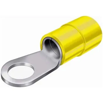 Kabelové oko OI 25-M 8/PA Oko izolované, průřez 25mm2 / M8 / šíře 16mm, izolace PA žlutá