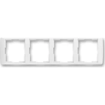 vypínač ELEMENT Čtyřrámeček vodorovný bílá/bílá ABB 3901E-A00140 03