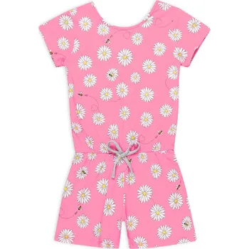 Dívčí pyžamo Dívčí overal BEE LOOP KOPRETINY růžový Velikost: 128