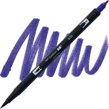 TOMBOW ABT akvarelový Dual Brush Pen, violet 606