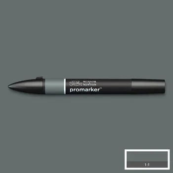 Lihová fixa WINSOR & NEWTON Promarker Fine & Chisel, COOL GREY 6 (CG6)