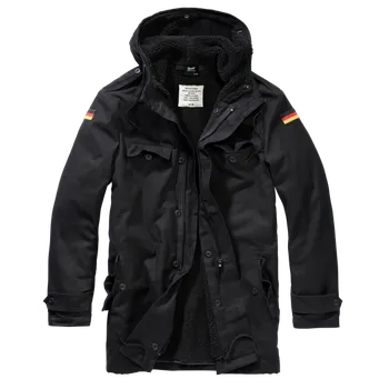Pánský kabát Bunda Brandit BW Parka Flag černá - 3XL