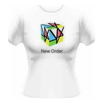 Pánská móda Merch New Order: Tričko Dámské Rubix M 2015