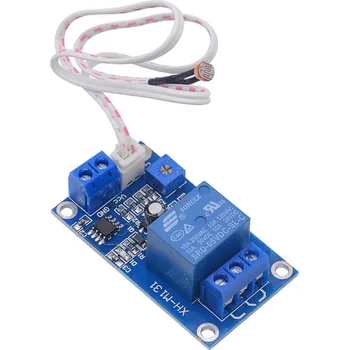 Vývojová deska Relé modul XH-M131 5V DC s fotorezistorem a soumrakovým spínačem