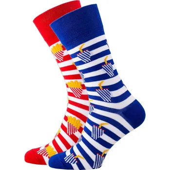 Pánské ponožky Many Morning Pánské barevné ponožky Fries and Soda