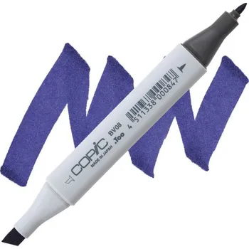 Lihová fixa COPIC Classic oboustranná Fine & Chisel, BV08 Blue violet