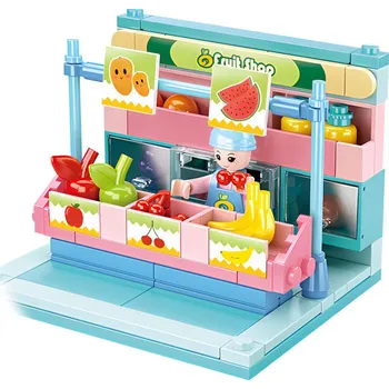 Stavebnice Sluban Sluban Mini Handcraft M38-B0792A Prodejní stánek s ovocem