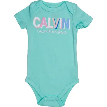 Kojenecká souprava Calvin Klein bodýčko pro holčičku Mia zelené 0 - 3 m