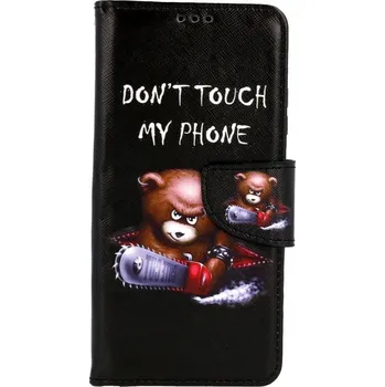 Pouzdro na mobilní telefon Pouzdro Xiaomi Poco M4 Pro 5G knížkové Don´t Touch méďa (kryt neboli obal na Xiaomi Poco M4 Pro 5G)