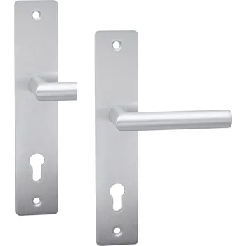 COBRA BEZP.K. TOWER H S KLIKOU VISION Provedení: PZ (vložkový zámek), Povrch: F1 - stříbrný elox, Rozteč: 90 mm