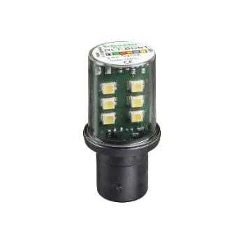 Žárovka Schneider DL1BDB1 LED - BA15, 24 V - BÍLÁ
