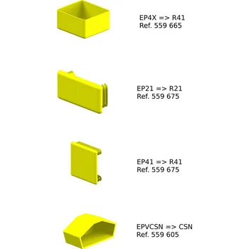 kabelová chránička EP41 PVC - plastová koncovka CABLOFIL CM559625