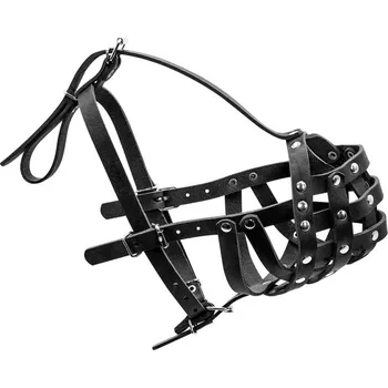 Náhubek pro psa Kožený náhubek pre psa boxer