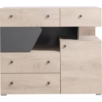 Komoda Komoda Delta 110cm Dub/Antacit