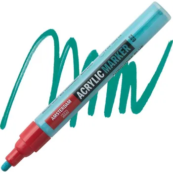 AMSTERDAM Acrylic Marker 4mm, 522 turquoise blue