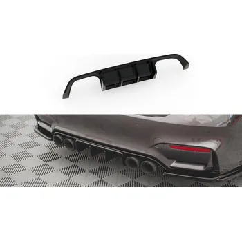 Nárazník Difuzor zadního nárazníku BMW M4 F82 černý lesklý plast